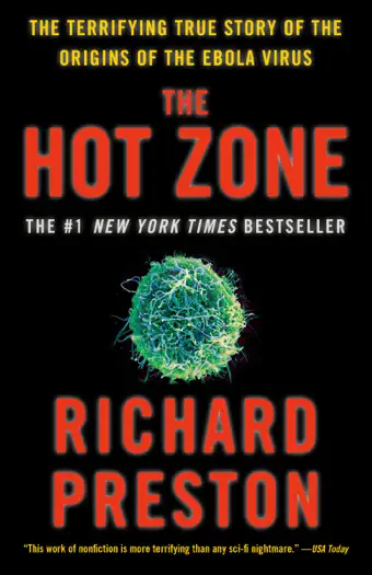 The Hot Zone by Richard Preston, book cover