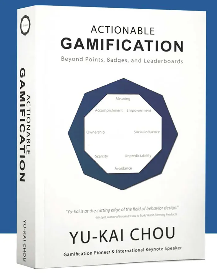 Actionable Gamification by Yu-kai Chou, book cover