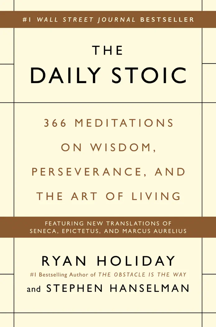 The Daily Stoic by Ryan Holiday and Stephen Hanselman, book cover