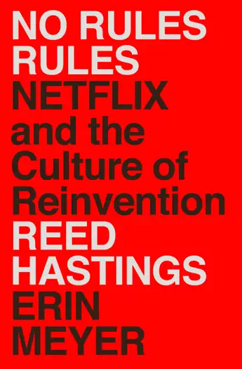 No Rules Rules by Reed Hastings, book cover