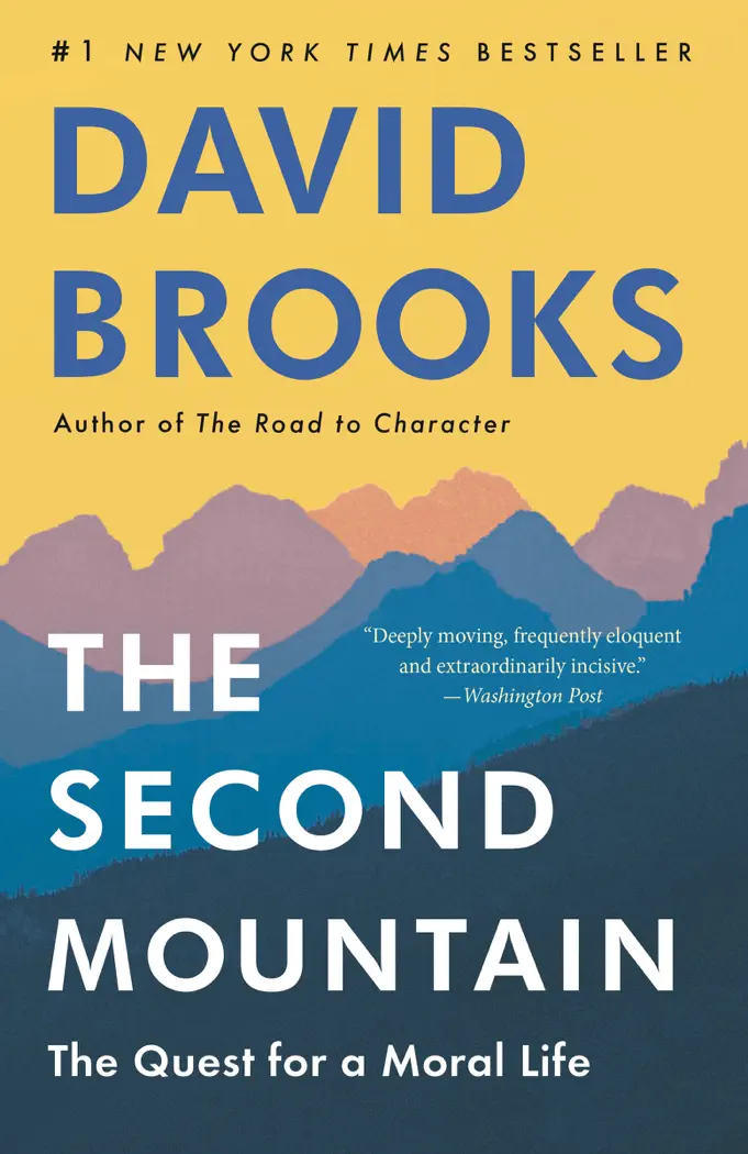 The Second Mountain by David Brooks, book cover