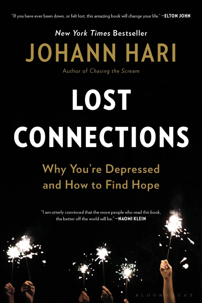 Lost Connections by Johann Hari, book cover