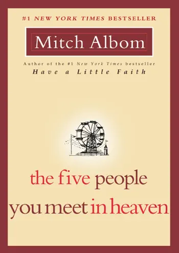 The Five People You Meet In Heaven by Mitch Albom, book cover