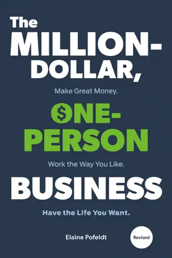 The Million-Dollar, One-Person Business by Elaine Pofeldt, book cover