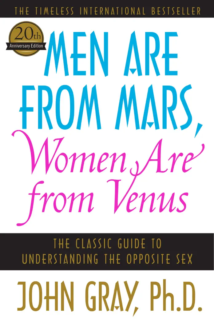 Men Are from Mars, Women Are from Venus by John Gray, book cover