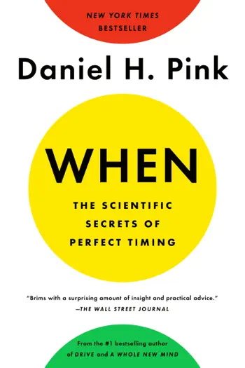 When by Daniel H. Pink, book cover