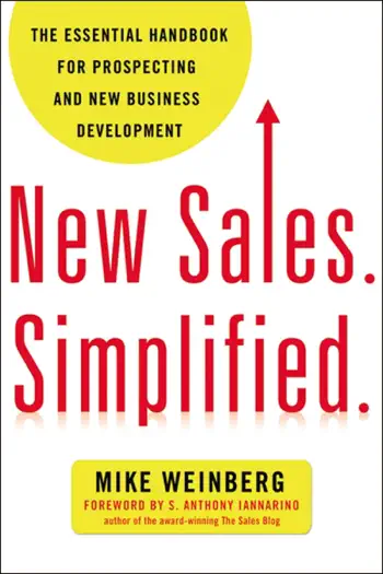 New Sales Simplified by Mike Weinberg, book cover