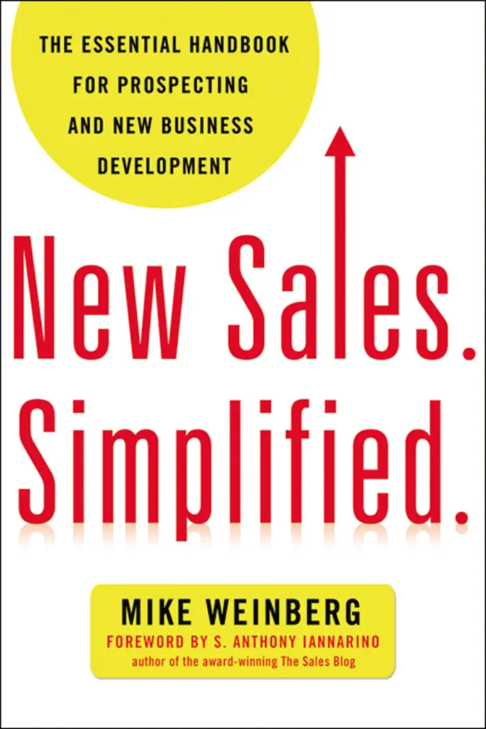 New Sales Simplified by Mike Weinberg, book cover