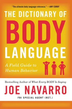 The Dictionary of Body Language by Joe Navarro, book cover
