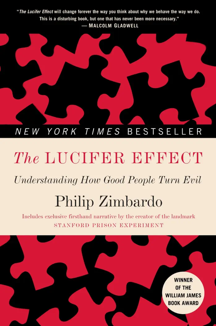 The Lucifer Effect by Philip Zimbardo, book cover