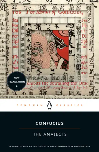 The Analects by Confucius, book cover