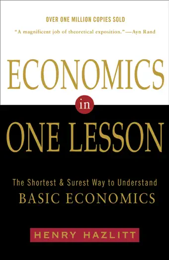 Economics in One Lesson by Henry Hazlitt, book cover