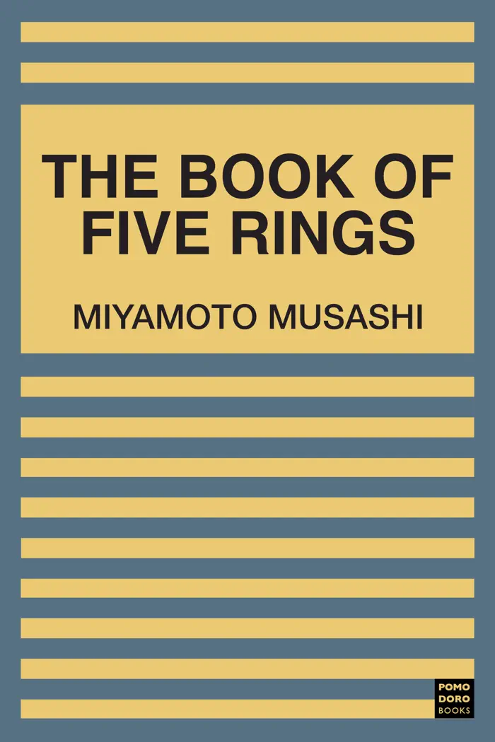 The Book of Five Rings by Miyamoto Musashi, book cover
