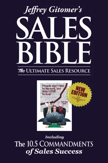 The Sales Bible by Jeffrey Gitomer, book cover