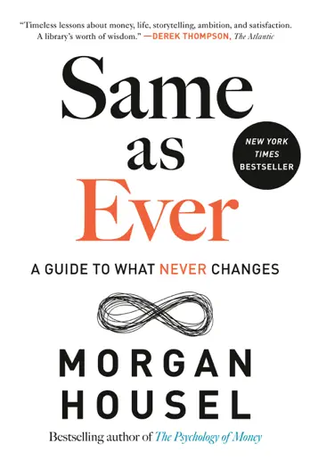 Same as Ever by Morgan Housel, book cover