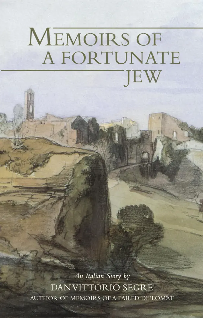 Memoirs of a Fortunate Jew by Dan Vittorio Segre, book cover
