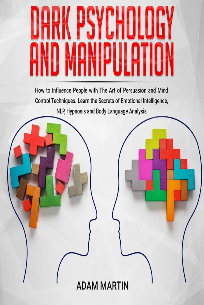 Dark Psychology and Manipulation by Adam Martin, book cover