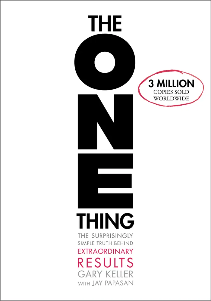 The One Thing by Gary Keller, book cover