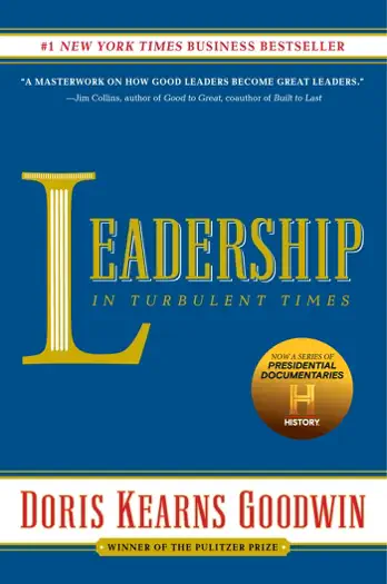 Leadership by Doris Kearns Goodwin, book cover