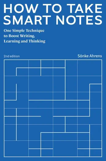 How to Take Smart Notes by Sönke Ahrens, book cover