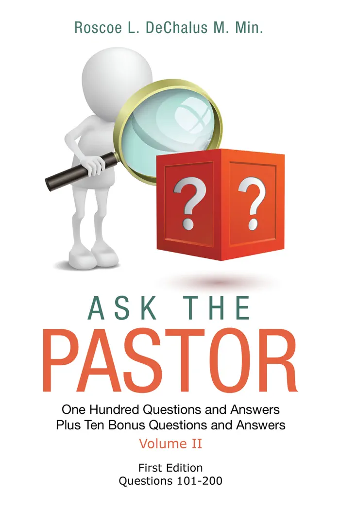 ASK THE PASTOR by Roscoe L. DeChalus M. Min., book cover