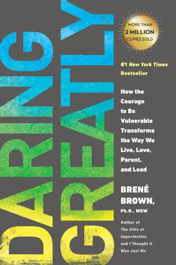 Daring Greatly by Brené Brown, book cover