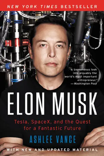 Elon Musk by Ashlee Vance, book cover
