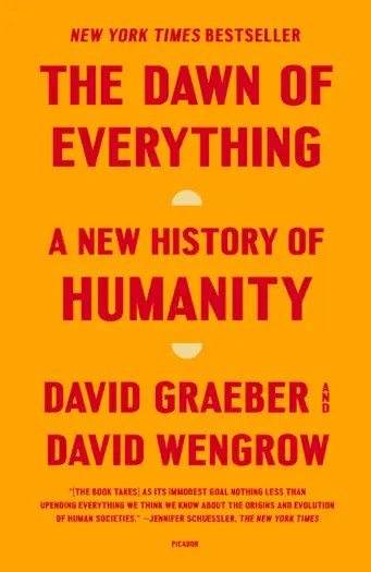 The Dawn of Everything by David Graeber, book cover