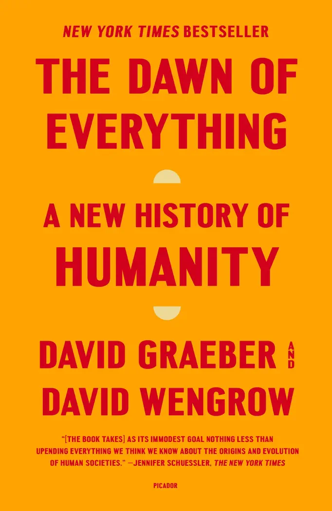 The Dawn of Everything by David Graeber, book cover