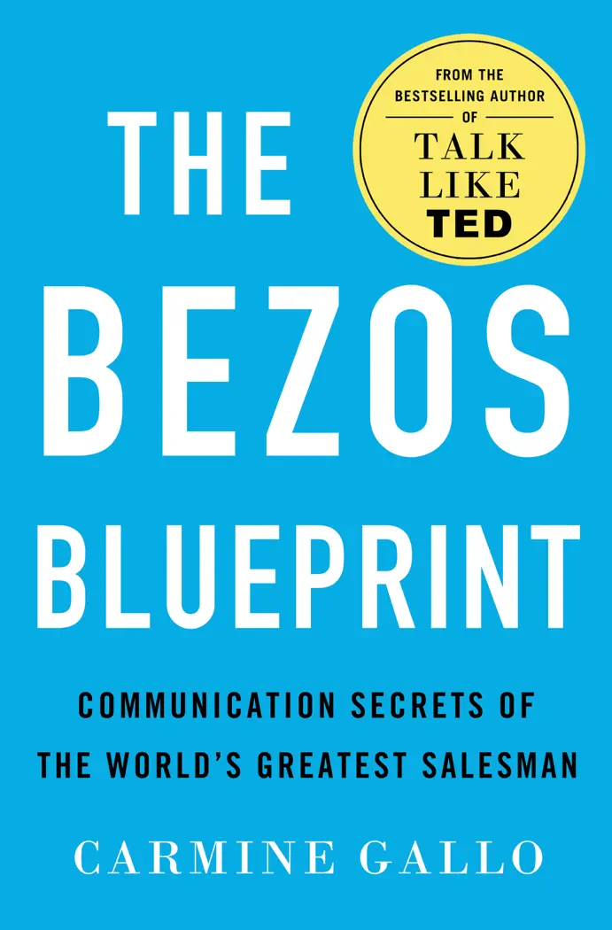 The Bezos Blueprint by Carmine Gallo, book cover