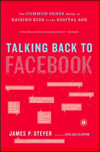 Talking Back to Facebook by James P. Steyer, book cover