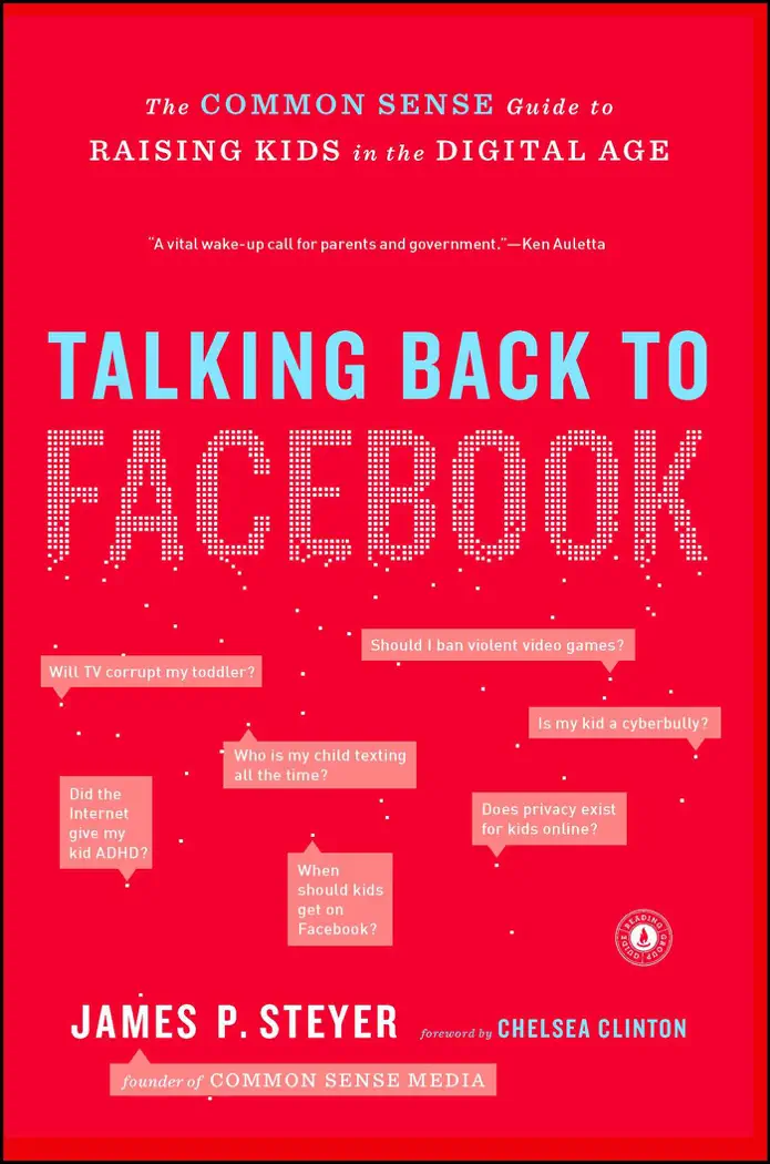 Talking Back to Facebook by James P. Steyer, book cover