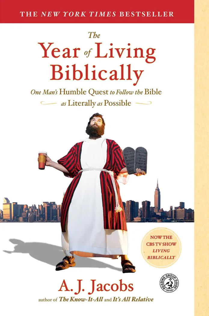 The Year of Living Biblically by A. J. Jacobs, book cover
