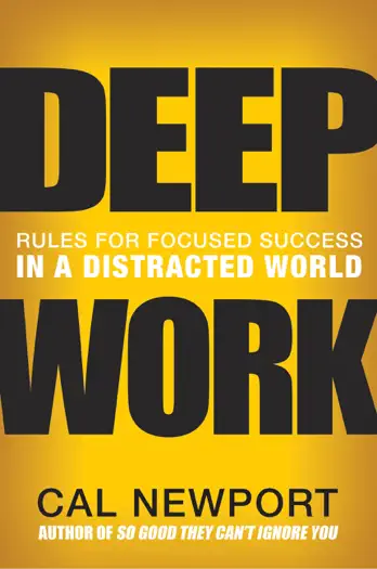 Deep Work by Cal Newport, book cover