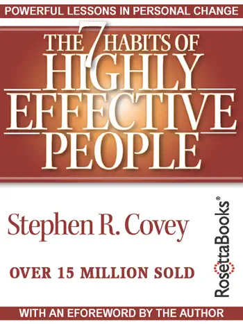 The 7 Habits of Highly Effective People by Stephen R. Covey, book cover