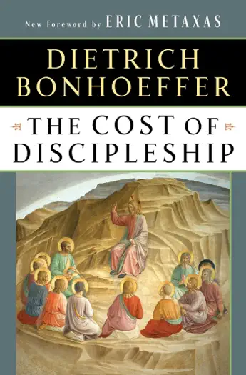 The Cost of Discipleship by Dietrich Bonhoeffer, book cover