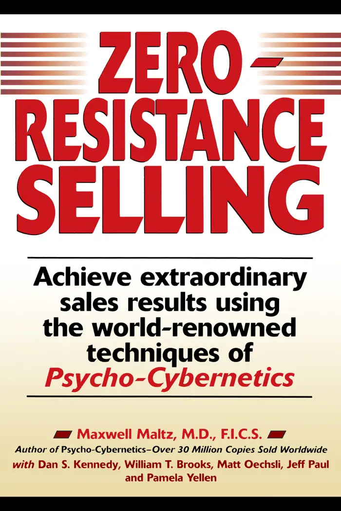 Zero-Resistance Selling by Maxwell Maltz, book cover