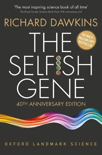 The Selfish Gene by Richard Dawkins, book cover