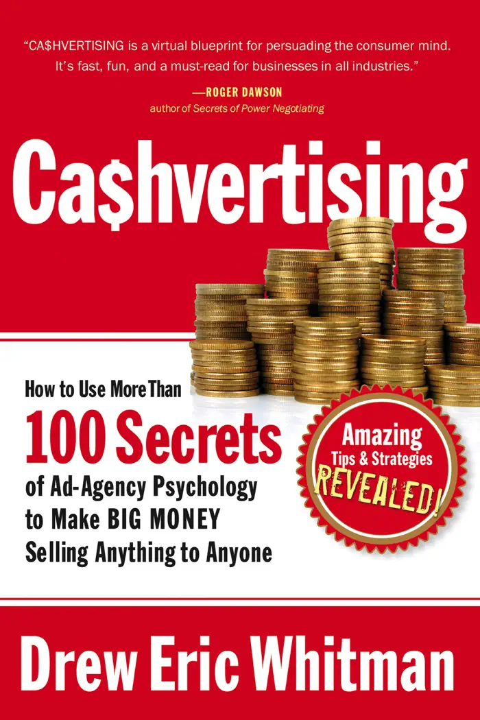 Ca$hvertising by Drew Eric Whitman, book cover
