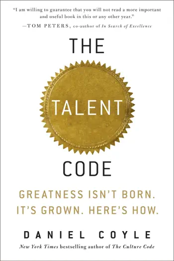 The Talent Code by Daniel Coyle, book cover
