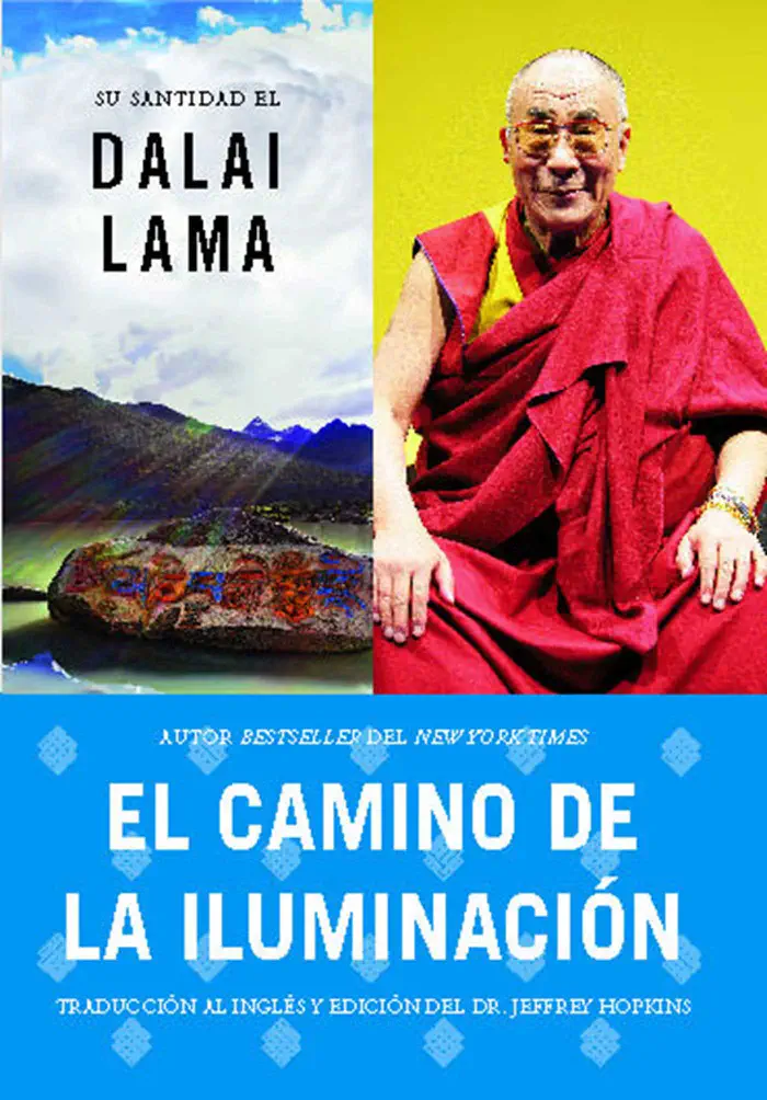 El camino de la iluminación (Becoming Enlightened; Spanish ed.) by His Holiness the Dalai Lama & Jeffrey Hopkins, book cover