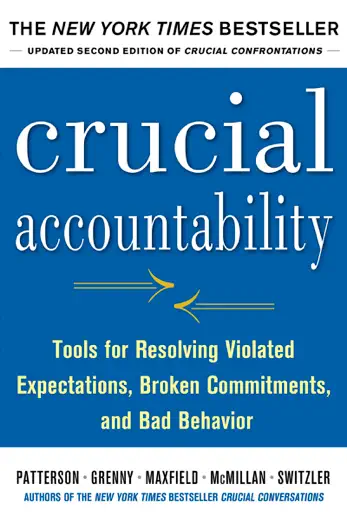 Crucial Accountability by Kerry Patterson, Joseph Grenny, et al., book cover