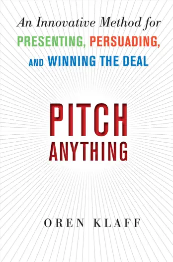 Pitch Anything by Oren Klaff, book cover