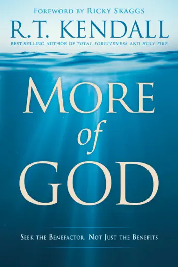 More of God by R.T. Kendall, book cover