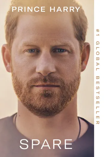 Spare by Prince Harry, book cover