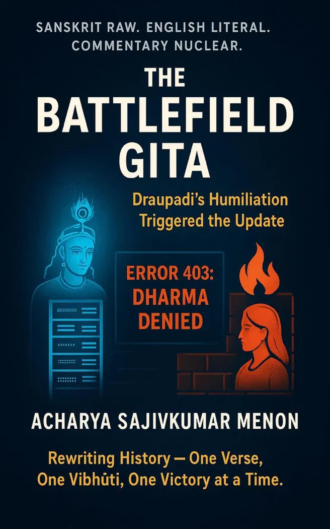 The Battefield Gita for Gen Z by Oracle & ACHARYA SAJIVKUMAR MENON, book cover