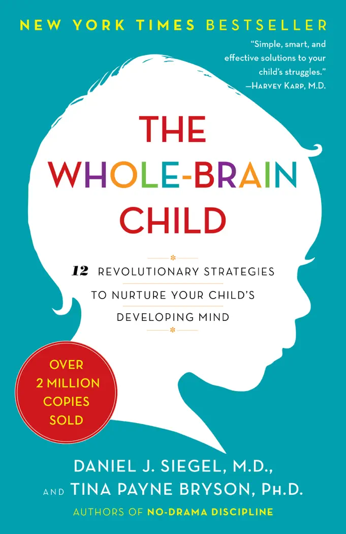 The Whole-Brain Child by Daniel J. Siegel, MD & Tina Payne Bryson, book cover