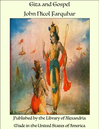 Gita and Gospel by John Nicol Farquhar, book cover