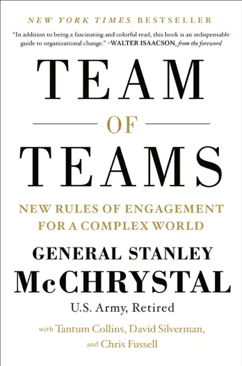 Team of Teams by Stanley McChrystal, book cover