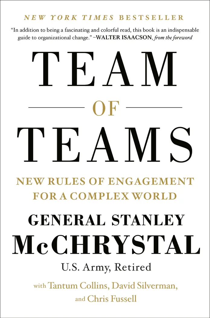 Team of Teams by Stanley McChrystal, book cover